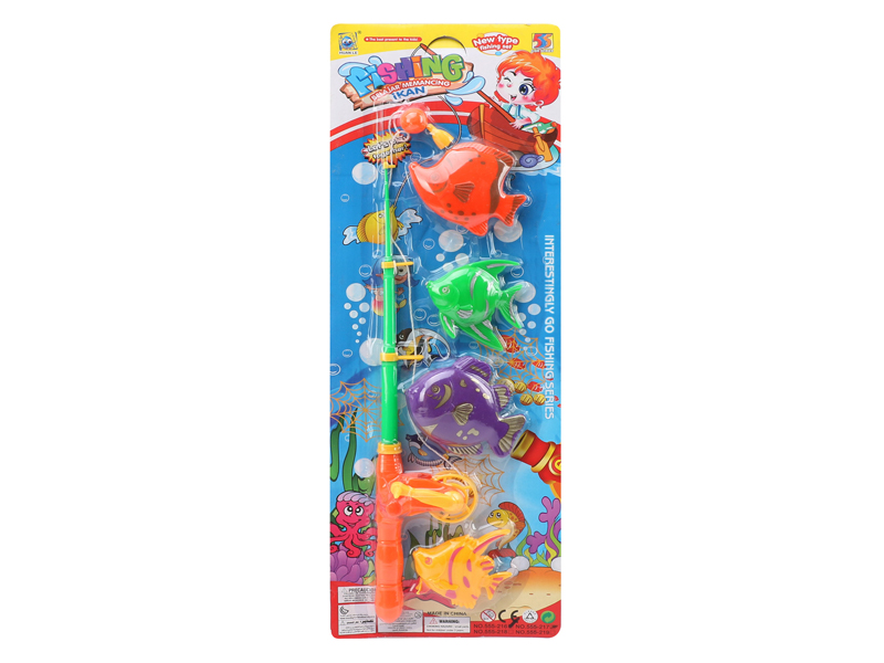 Single Rod Fishing Toys Set
