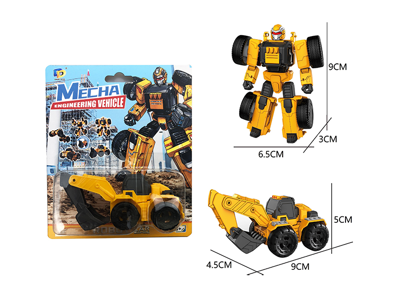 DIY Assemble Transformable Engineering Vehicle