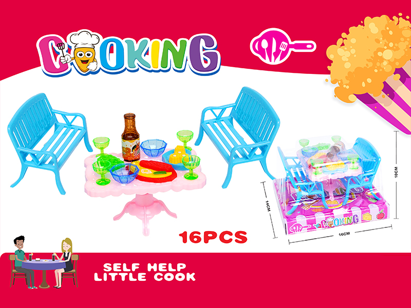 16PCS Children'S Tableware Toy Set