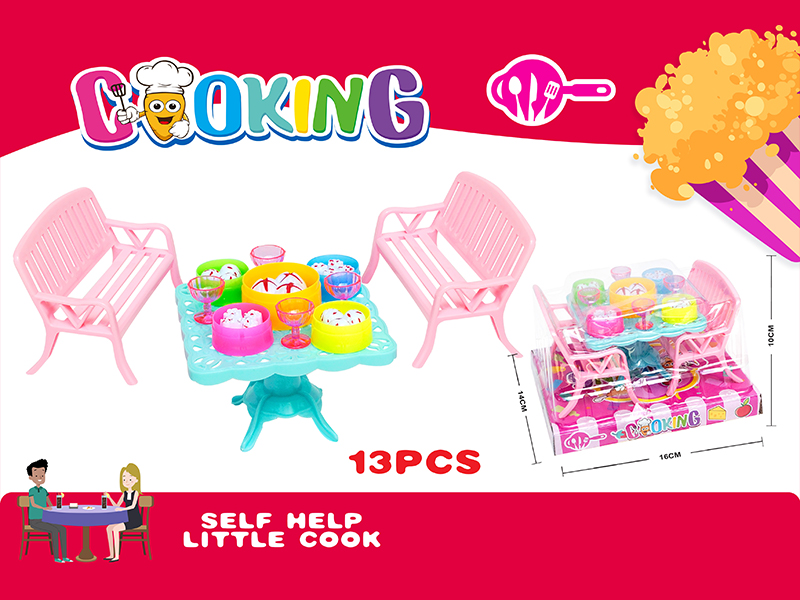 13PCS Children'S Tableware Toy Set