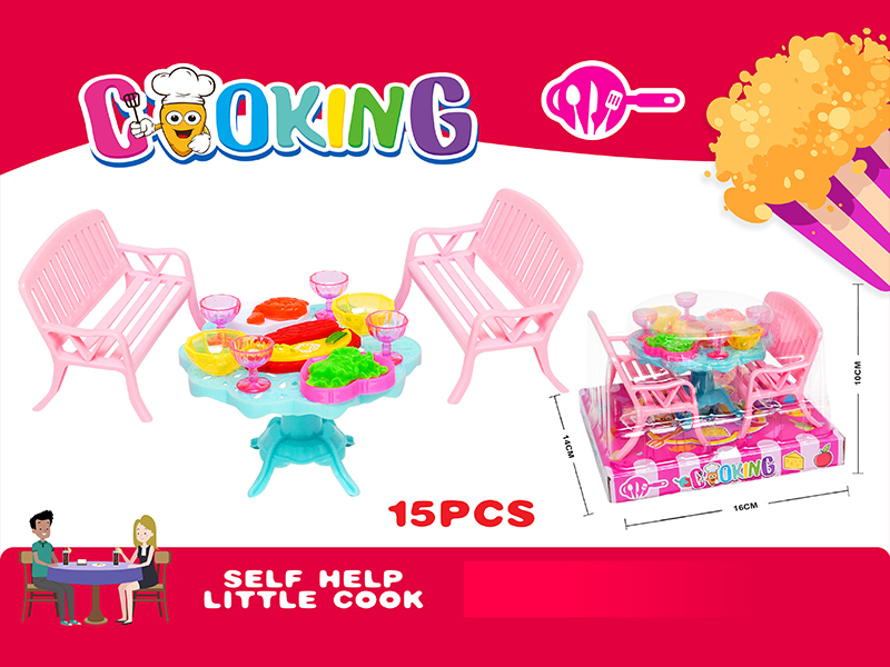 15PCS Children'S Tableware Toy Set