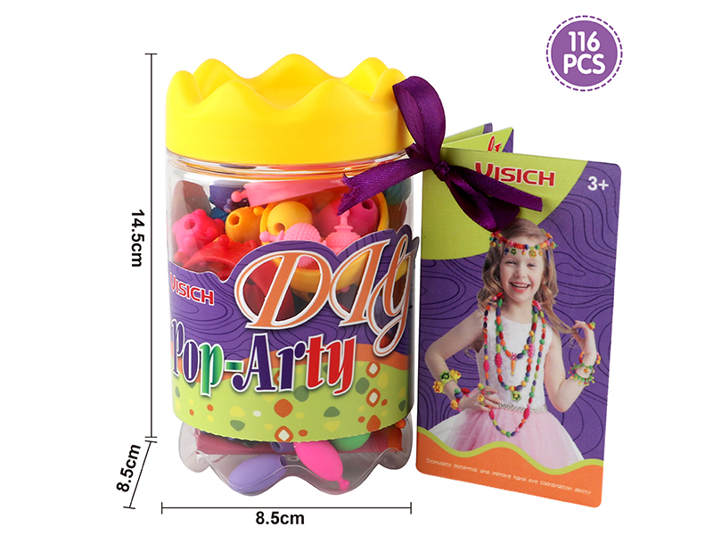 DIY Pop Snap Beads 116pcs