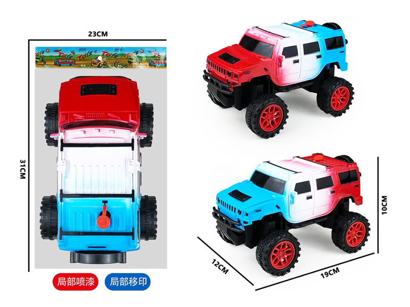 Friction Gradient Hummer Off-Road Vehicle