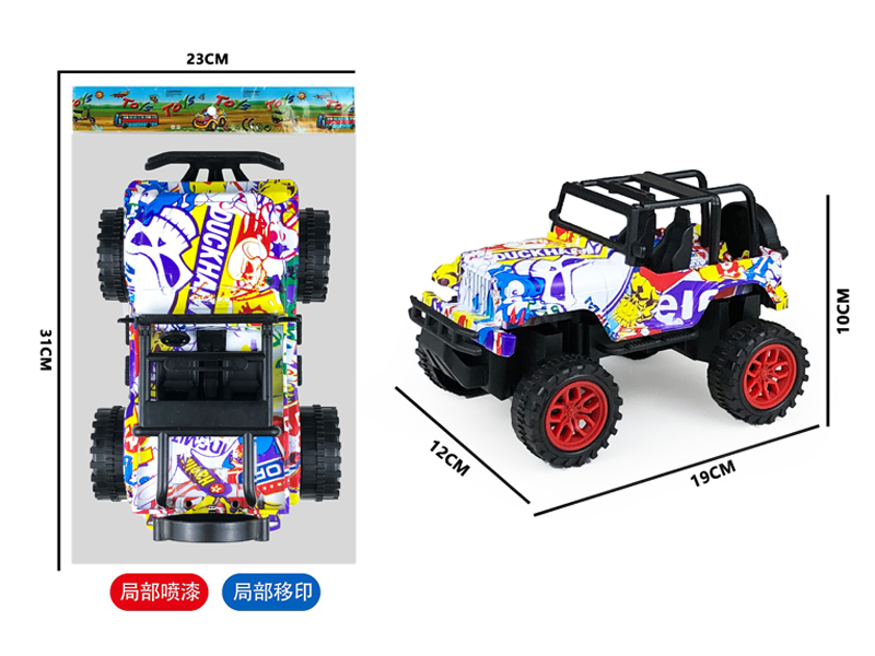 Friction Graffiti Wrangler Off-Road Vehicle