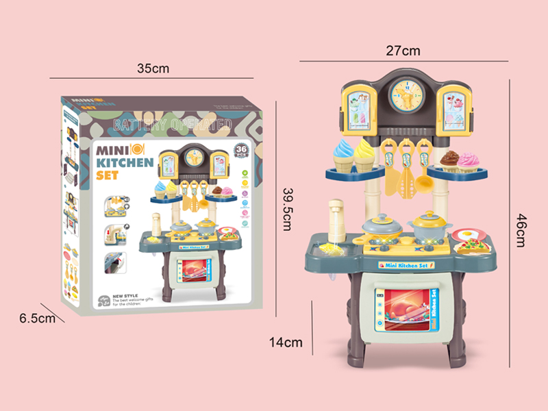 Simulated Clock Tableware Table