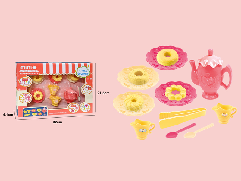 Tea Set Biscuits Toy Set