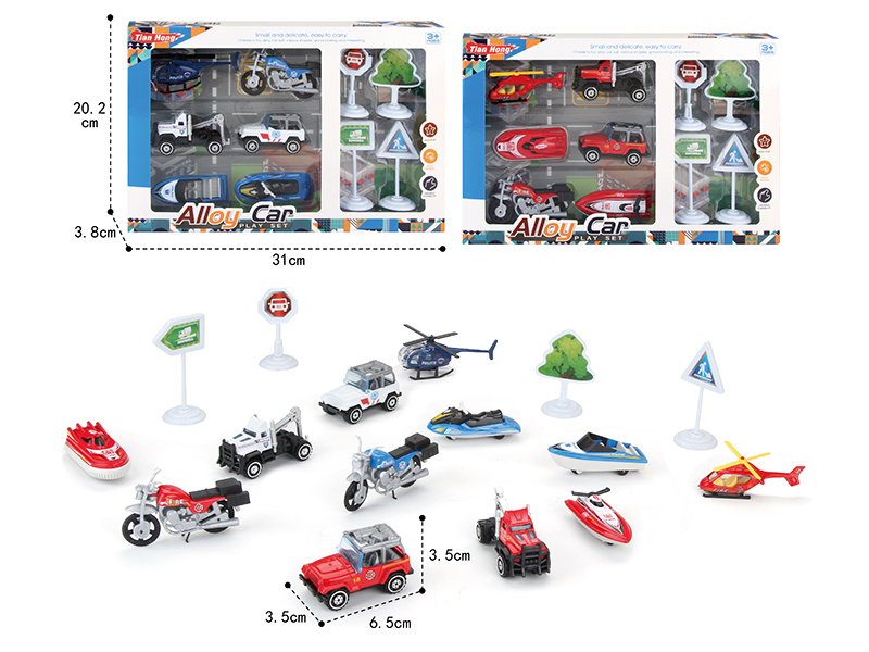 Slide Alloy Cars