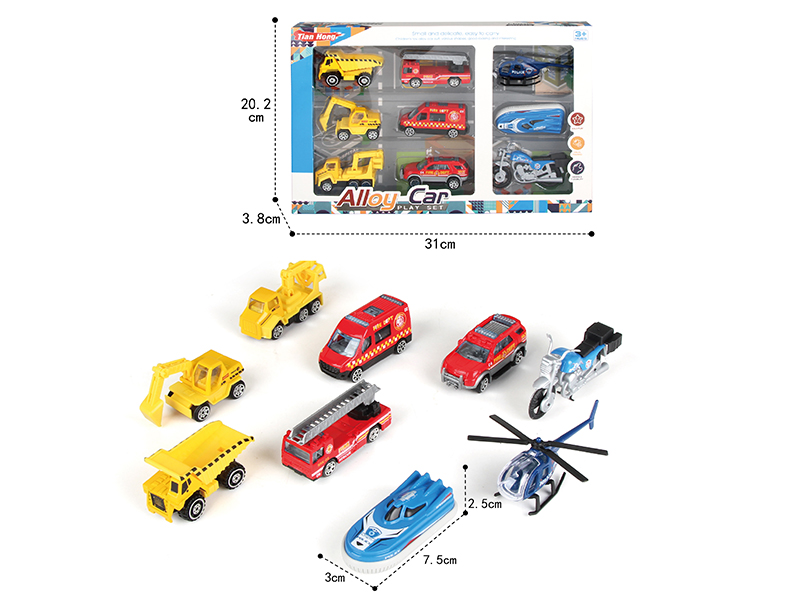 Slide Alloy Car