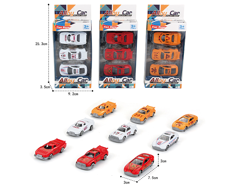Slide Alloy Cars