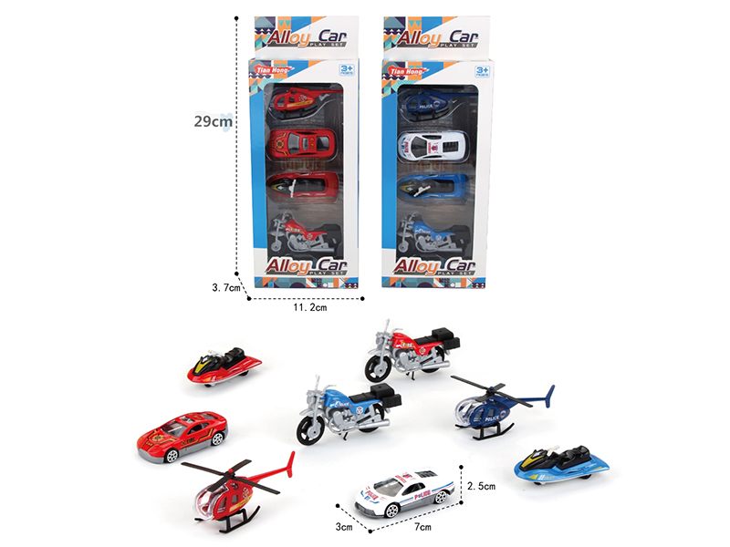 Slide Alloy Cars