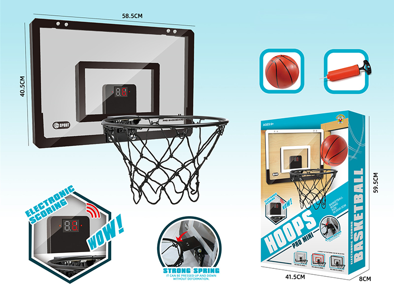 58cm Electronic Scoring Dunk Transparent Basketball Board