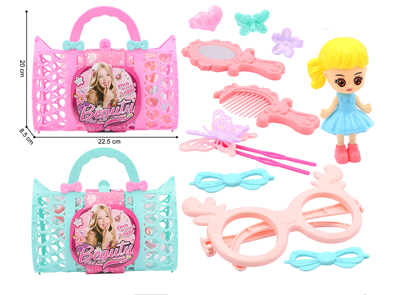 Girl Beauty Toys Handbag 10pcs