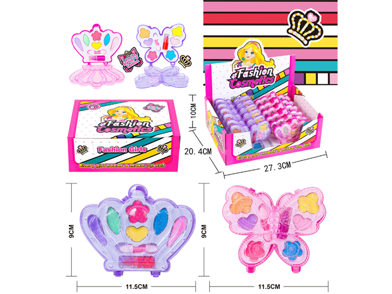 Crown Butterfly Makeup Toy 12PCS