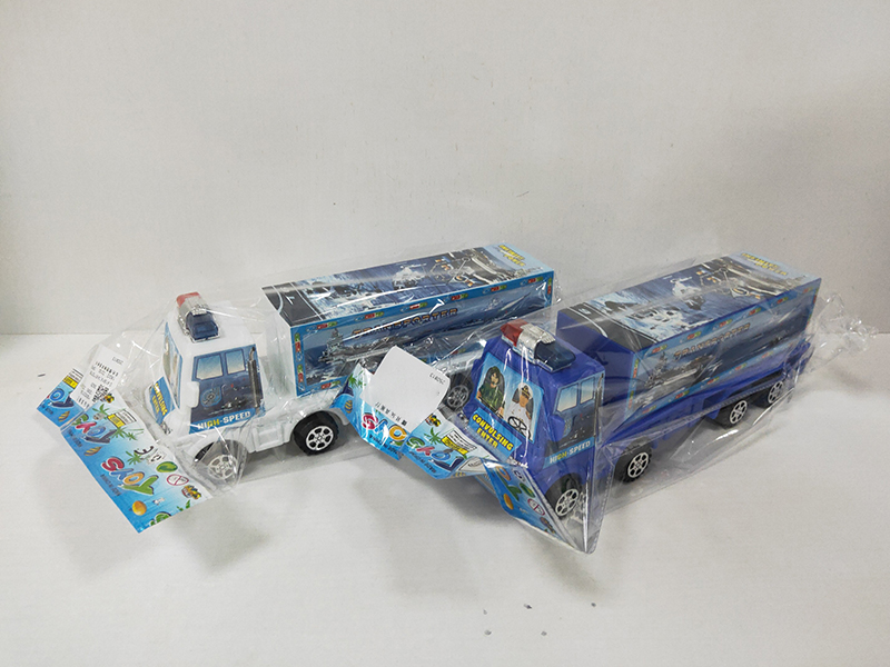 Solid Color Friction Navy Container Car