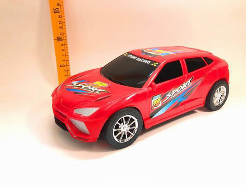 Solid Color Spray-Painted Friction Racing Car