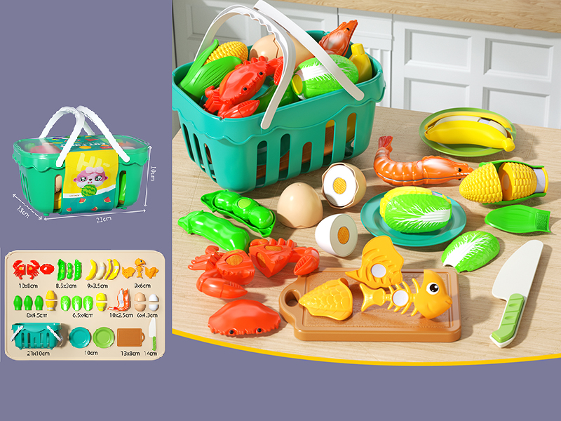Vegetable And Seafood Cutting Toys