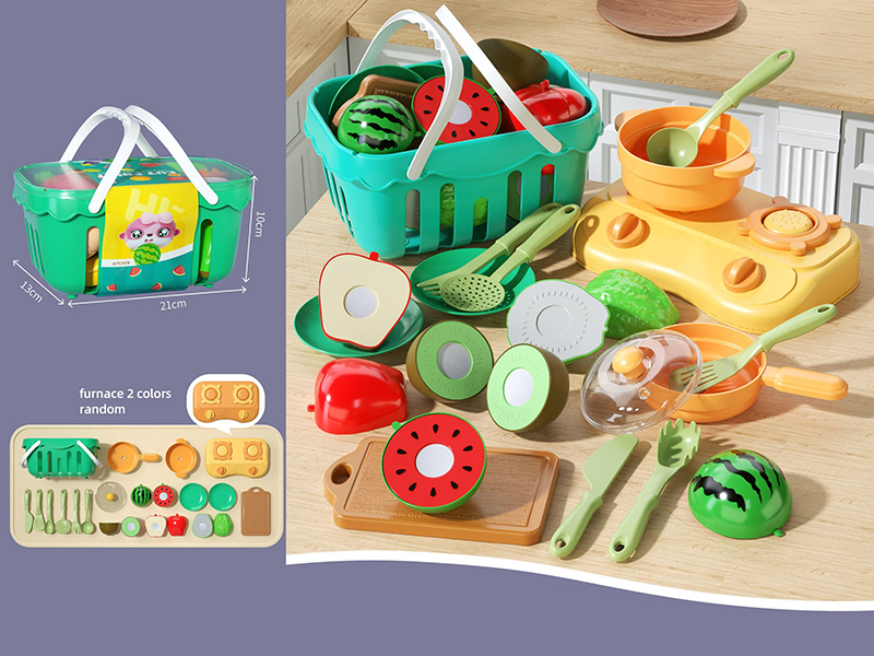Tableware And Fruit Cutting Toys