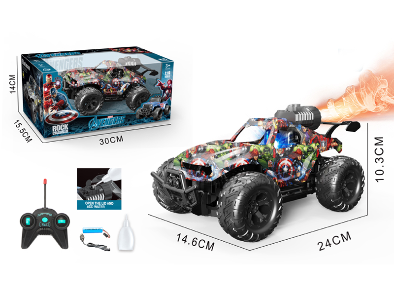 1:16 5CH R/C Off Road Iron Man With Light Spray