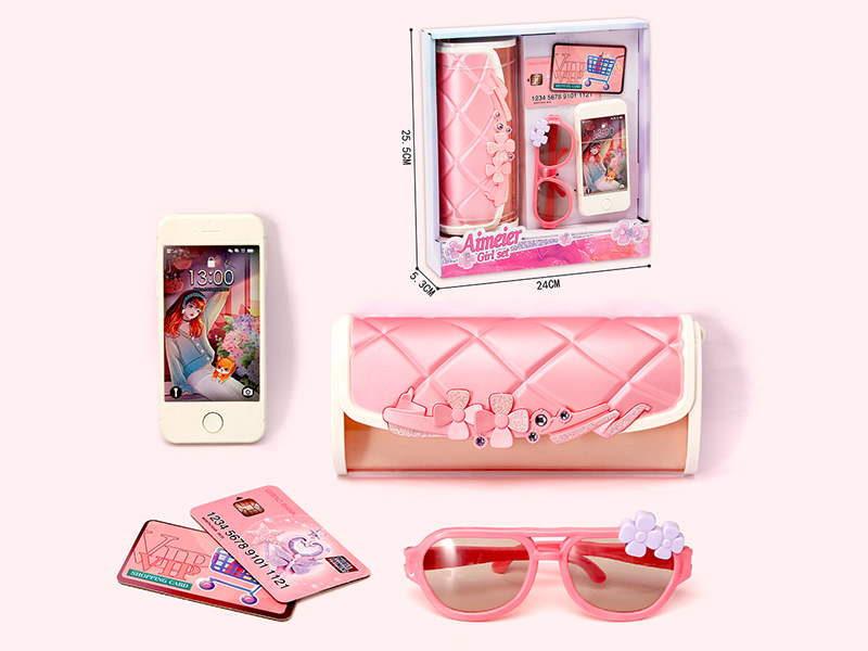 Fashion Girl Adornment Toys Storage Handbag Set