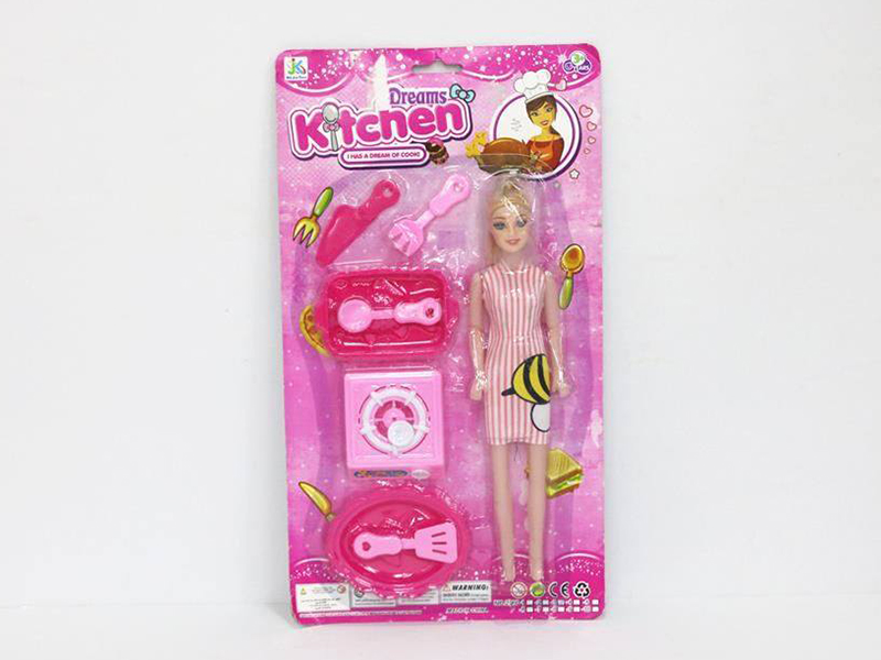 Kitchen Toys + Doll