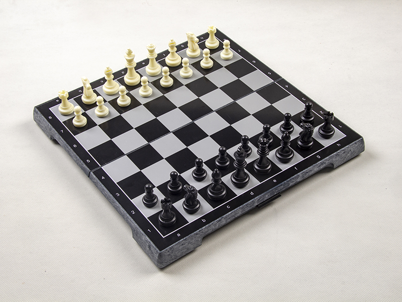Fold Black And White Magnetic Chess