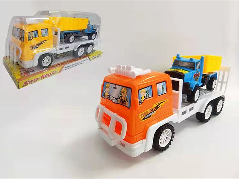 Friction Trailer With Dump Truck