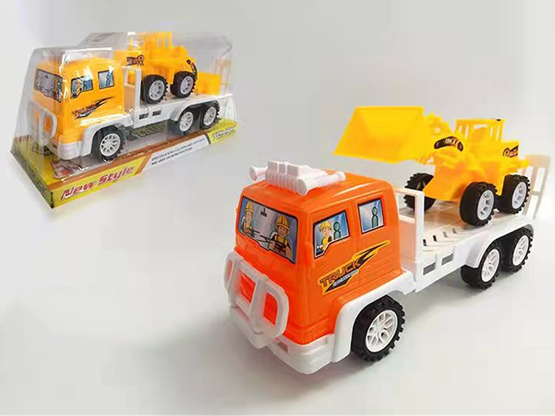 Friction Trailer With Bulldozer