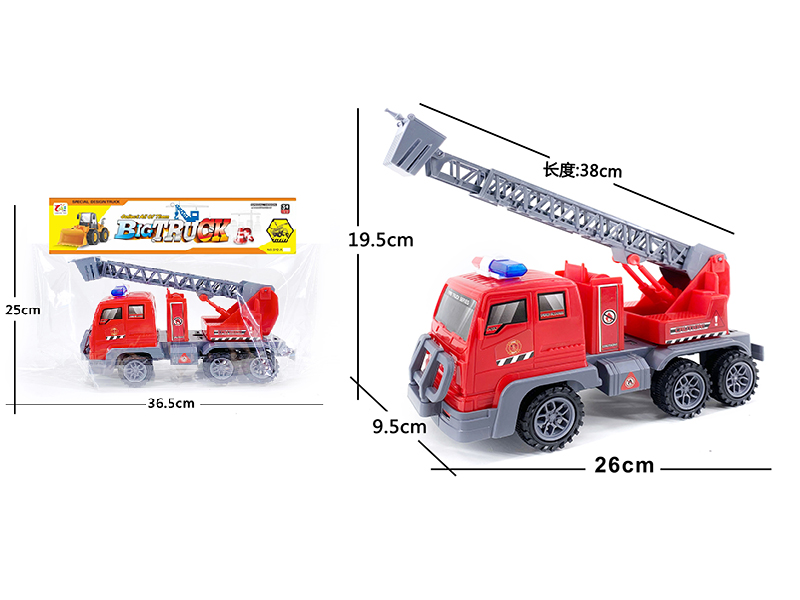 Friction Fire Ladder Truck