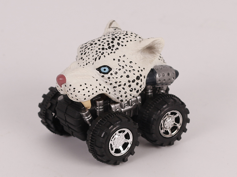 Friction/Pull Back Animal Car - Snow Leopard