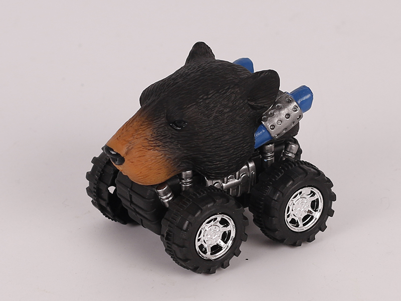 Friction/Pull Back Animal Car - Black Bear