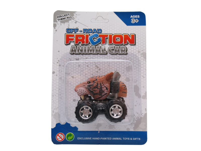 Friction/Pull Back Animal Car - Bengal Tiger
