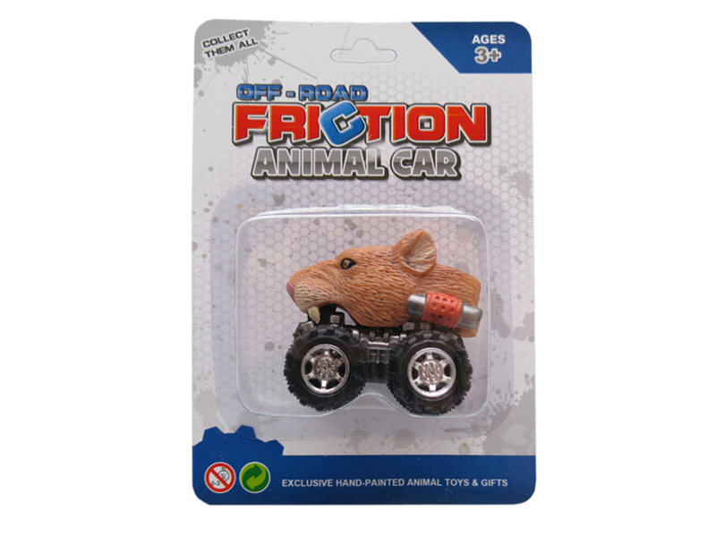 Friction/Pull Back Animal Car - Lioness