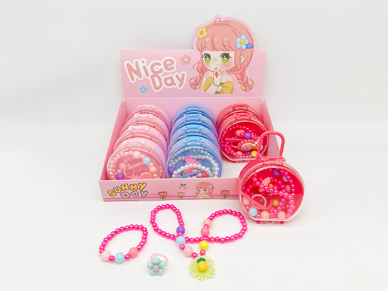 Girls' Jewelry Necklace+Bracelet 12PCS