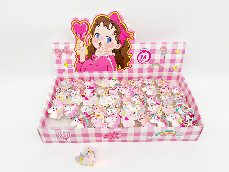 Unicorn Flash Ring Toy 50PCS