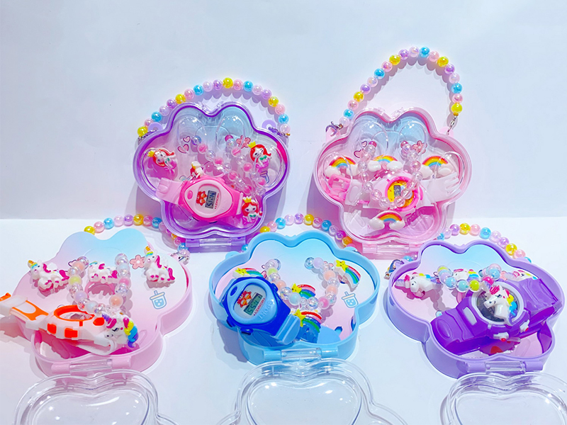 Jewelry Toy Set(Bracelet+Hair Rope+Watch)