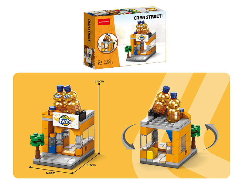 Fanta Shop Building Blocks 97pcs