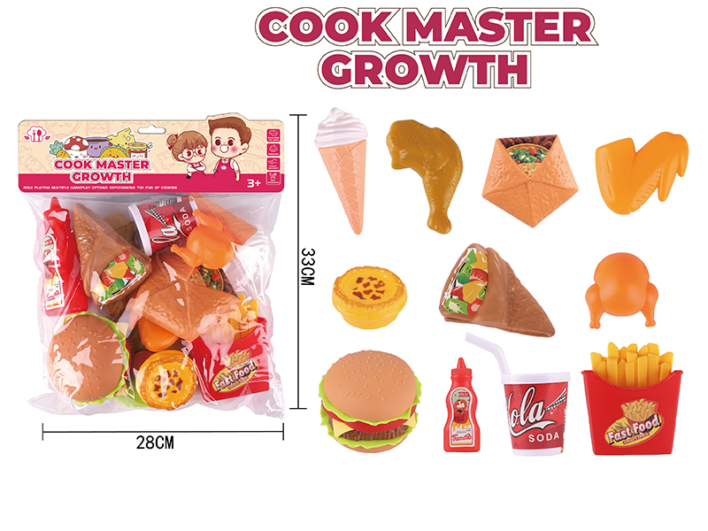 Hamburger Fast Food Set