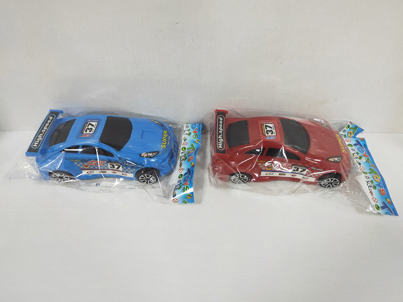 Solid Color Spray-Painted Friction  Car