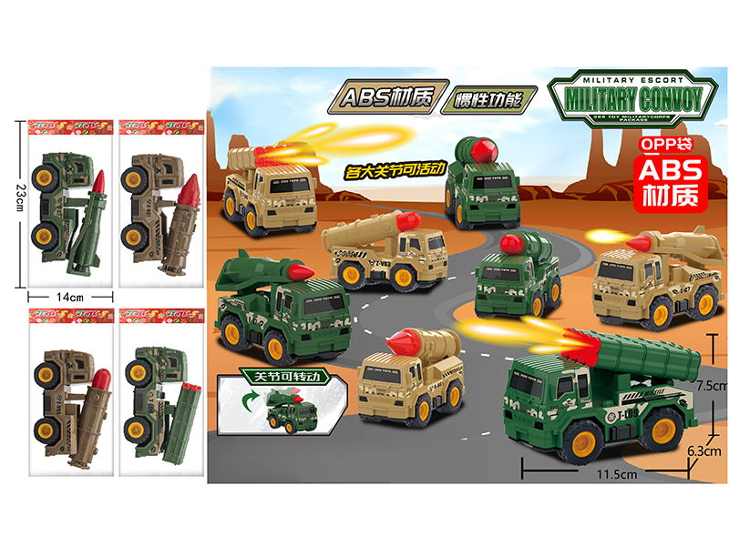 Friction Military Truck 1pcs