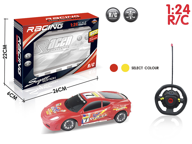 1:24 Ferrari 4-Channel Remote Control Racing Car