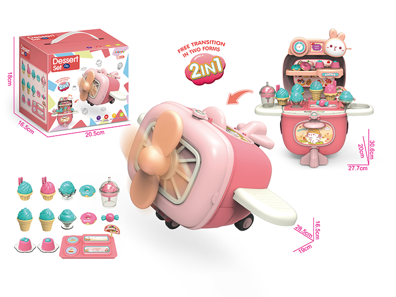Dessert Set Storage Airplane