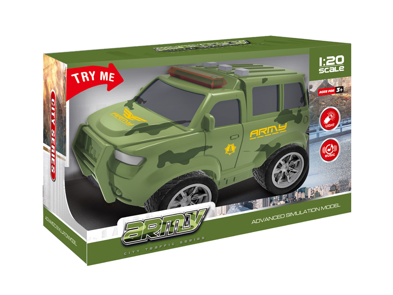 1:20 Friction Off-Road Vehicle With Sound And Light