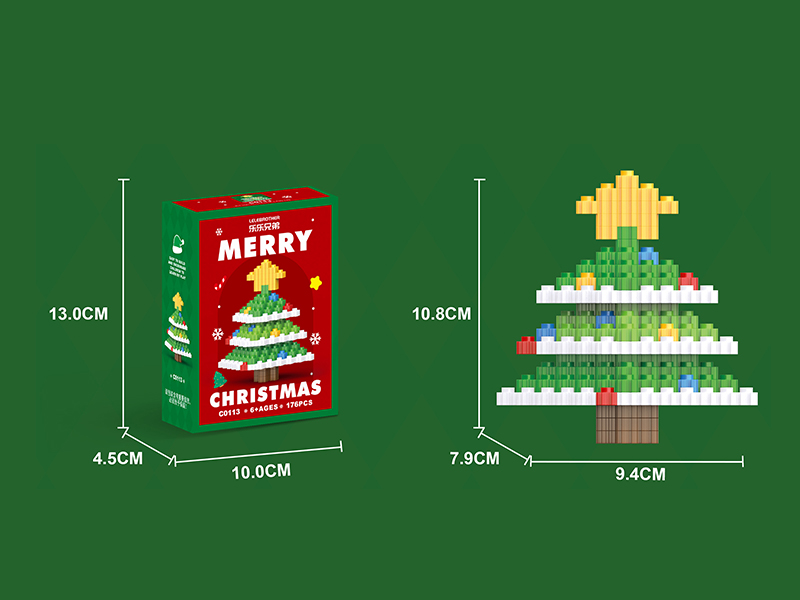 Christmas Tree Building Blocks 176pcs