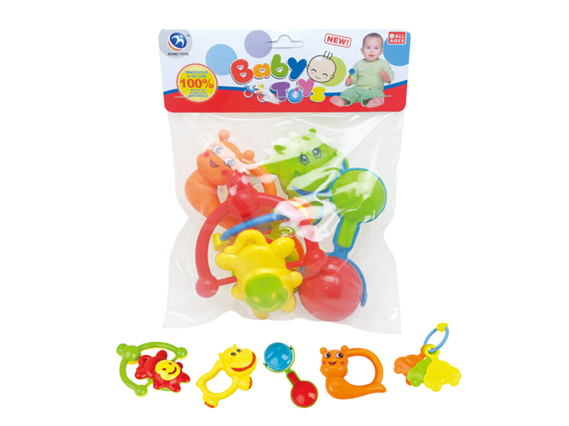 5PCS Baby Rattles