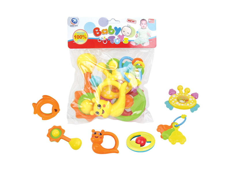 6PCS Baby Rattles