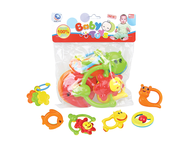 6PCS Baby Rattles