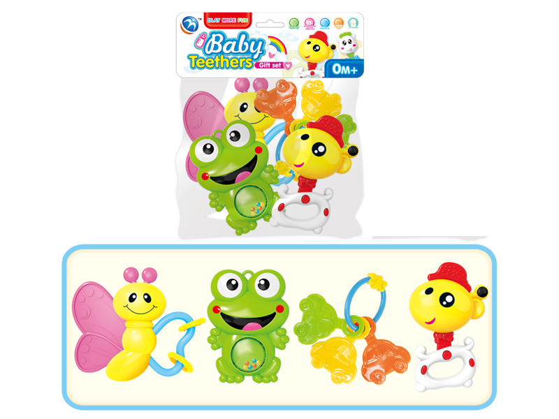 4PCS Baby Rattles