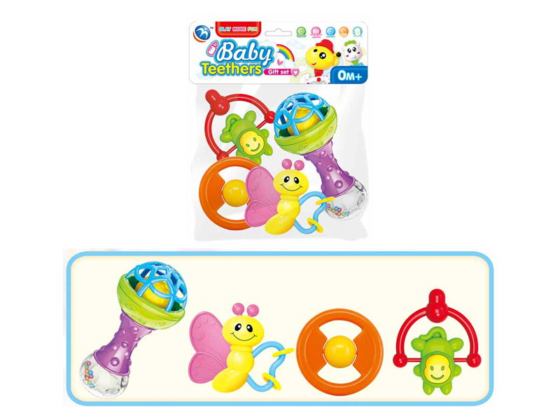 4PCS Baby Rattles