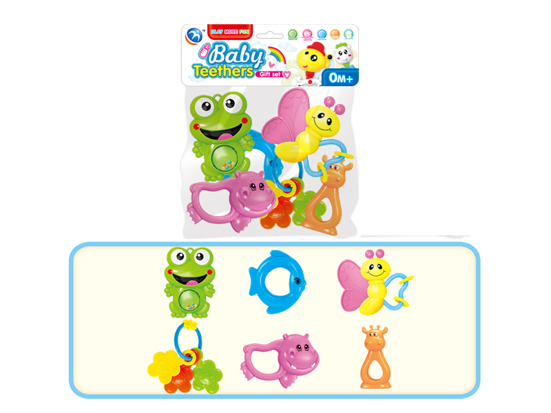 6PCS Baby Rattles