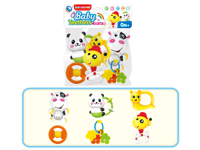 6PCS Baby Rattles